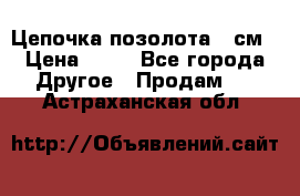 Цепочка позолота 50см › Цена ­ 50 - Все города Другое » Продам   . Астраханская обл.